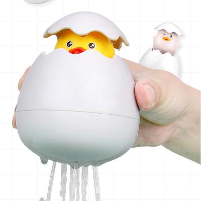 China Bath Toy Factory Direct Selling Baby Shower Toys Lovely Duck Children Penguin Egg Water Bath Shower Swimming Toys for sale