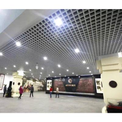 China Perforated Modern Open Space Ceilings Interior Decoration Grille Aluminum Metal Trim Ceiling for sale