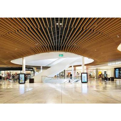 China Artistic Rectangular U Tube Aluminum Material Metal Material Low Cost False Ceilings Ceiling Panels for sale