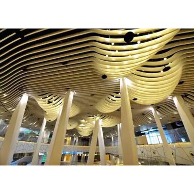 China Artistic Building Decoration Aluminum Metal Ceilings Custom False Ceiling for sale