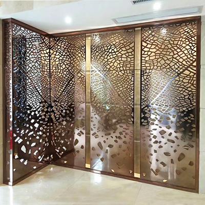 China Europe Laser Cutting Aluminum Plate Design Aluminum Decorative Indoor Metal Screen for sale