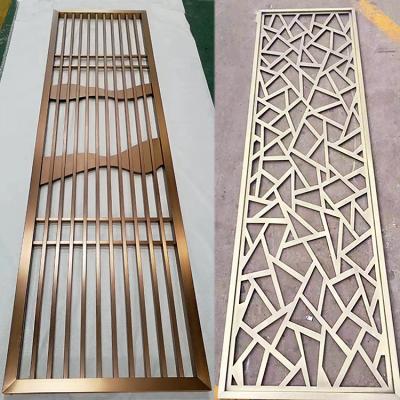 China CLASSIC Metal Perforated Carved Aluminum Screen Room Divider Partition Panel for sale