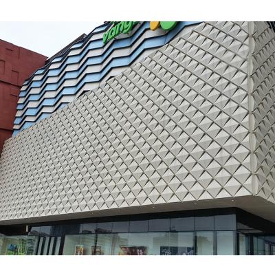 China Contemporary Customizable Aluminum Alloy Material Decorative System Curtain Wall for sale