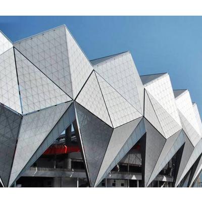 China Customization Contemporary Drawing Graphic Design Panels Aluminum Curtain Wall For Buildings for sale