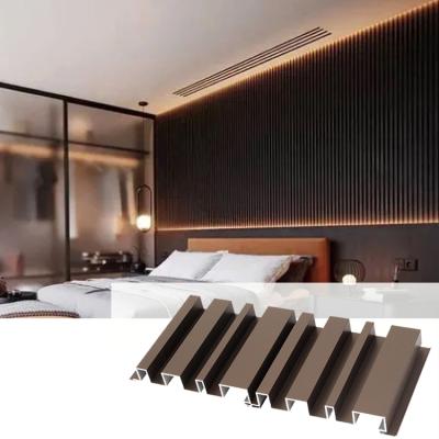 China Modern Modern Size Can Be Customized Office Metal Decorative Wall Panels Folding Aluminum Curtain Wall Cladding Facade for sale