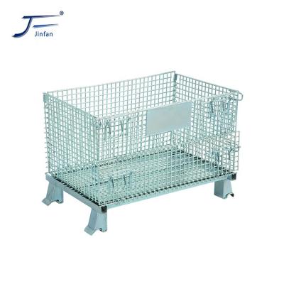 China Foldable Modern Design Supermarket Warehouse Storage Commercial Industrial Foldable Stackable Stackable Container for sale