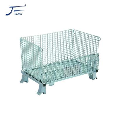 China Foldable Modern Design Supermarket Warehouse Storage Commercial Industrial Foldable Stackable Stackable Container for sale