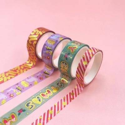 China Custom Printing Japanese Stationery Waterproof Blanking 5 Pcs Stickers Diary Notebook Planner Accessories Set Washi Tape for sale