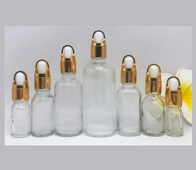 Cina Bottiglie cosmetiche glassate bianche della bottiglia cosmetica di vetro trasparente del ODM 100ml in vendita