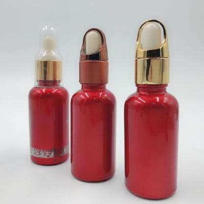 China 50ml Small Recycled Glass Cosmetic Packaging Containers For Oil for sale