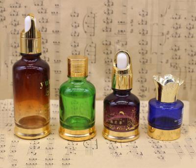 China Dianzan 30 Ml Serum Cosmetic Glass Bottle Set Dropper for Skin Care Cream for sale