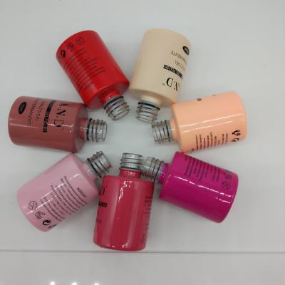 China Custom Made Engraving PP Empty Plastic Nail Polish Bottles 3ml 5ml 15ml for sale