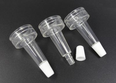 China Custom 13# 22# Transparent Cosmetic Bottle Caps Inner Plug Clamshell Seal for sale