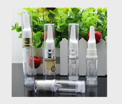 China 5ml/10ml modificados para requisitos particulares limpian las botellas con la aspiradora cosméticas privadas de aire para la loción de la piel en venta