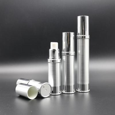 China 15ml Empty Vacuum Airless Cosmetic Bottles Pump Foundation Serum Bottle for sale