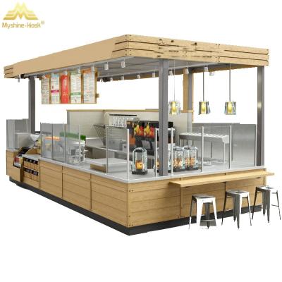 China Mall Juice Bar Kiosk Design Fresh Juice Bar Fresh Fruit Juice Kiosk Customized by PANEL for sale