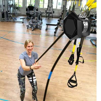 China Durable Gym Endless Equipment Fitness Rope Machine Portable Movable Rope Muscle Pulling Multifunctional Trainer for sale