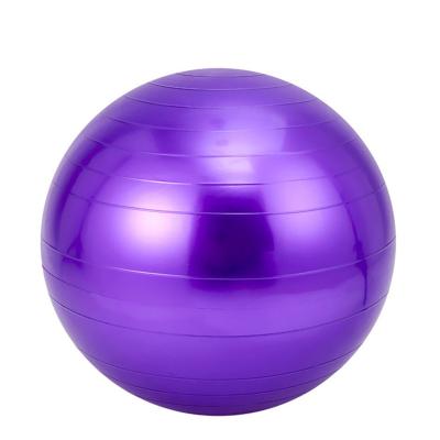 China Round Anti Burst And Slip Resistant Exercise Ball Yoga Ball Fitness Birthing Ball With Quick Pump for sale