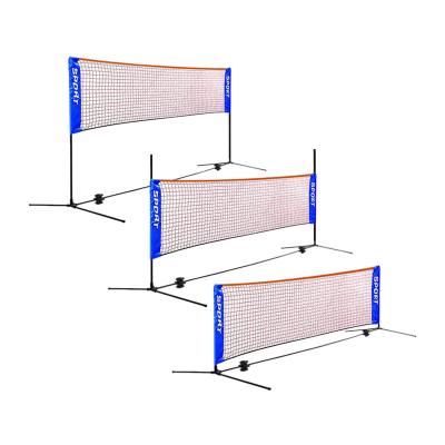 China Portable Portable Badminton Net Set For Tennis Football Tennis Pickleball Kids Volleyball Easy Setup Nylon Sports Net for sale