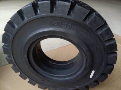 China LK301 Patten 6.50 10 Solid Forklift Tires , Solid Rubber Tires For Forklifts for sale