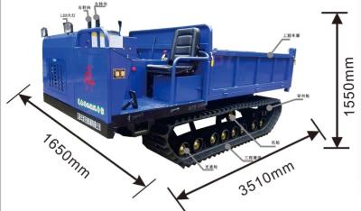 China Motor Diesel Tipo 5t Crawler Transport Cargo Dumper Para Plantação de Palmeira de Óleo à venda