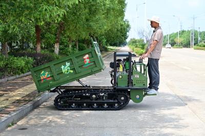 China 2000kg Mini Carregador Durável Tração Crawler Dumper Óleo de Palma Plantação de Transporte à venda