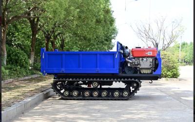 China Dumpador autodirigido Dumpador hidráulico de 5 toneladas Carga máxima GF5000d Dumpador de rolagem de pista de borracha à venda