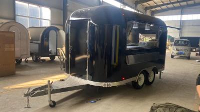 China Affordable CE Custom Food Trailers Camper Van Snack Catering Cart Fully Equipped Food Trailer for sale