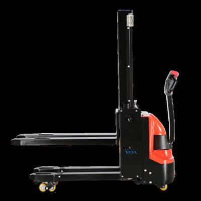 China Light Duty Initial Lift Electric Reach Stacker With Battery Charger for sale