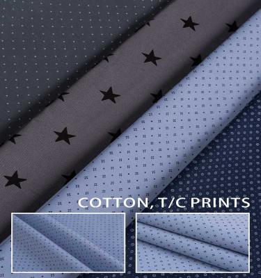 China Hot Sale Woven Twill Fabric 100% Cotton 180gsm Printed Fabric Breathable For Customized Suit Dress Pants And Cheap Price Simple. for sale