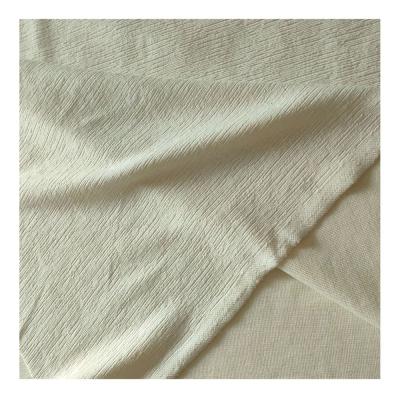 China Stretch Fashion Apparel Woven Fabric 50%cotton47%polyester3%spandex Crepe Fabric 220gsm For Pants T-shirt Dress Plain Customized for sale