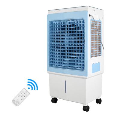 China Automatic horizontal vertical and mechanical air swing indoor and outdoor evaporative cooler with white water body for sale