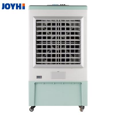 China Automatic Horizontal And Mechanical Vertical Swing Floor Standing With Wheels Room Air Cooler Industrial Water Cooled Fan for sale