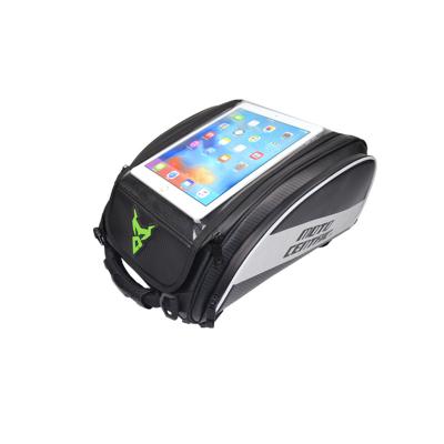 China MOTOCENTRIC Factory Fashion Multifunctional Touch Screen Durable Waterproof Large Capacity Helmet Bag Motorcycle Half Tank Bag for sale