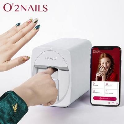 China O2nails nail printer M1 3d printer mobile professional digital nail printing models and nail artpro flower printer nail polish printer machine investment for sale