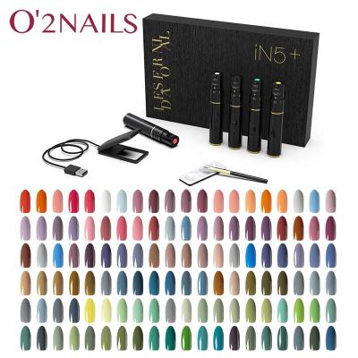 China Wholesale Nail Art Beauty O2NAILS Step Gel Nail Polish Kit CPSR One Approved 120 Colors Gel Polish Set With UV Lamp for sale