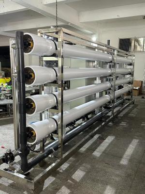 China 500-1000M3/Day Brackish Water RO System With PLC Control And UV Sterilizer for sale