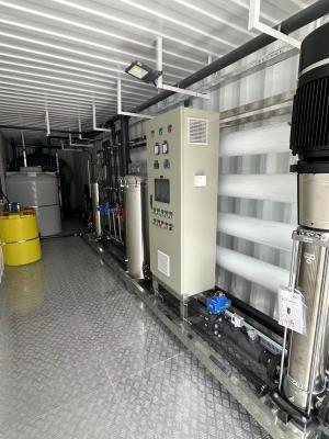 China 25m3 per uur Container RO-systeem met Grundfos / CNP-pomp Te koop