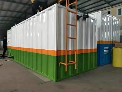 China 5-20KW Domestic Sewage Treatment Plant For Hotel And Hospital for sale