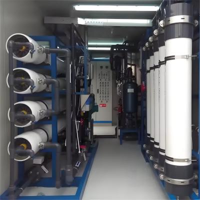 China 99% Salt Rejection Containerized Reverse Osmosis System 100 - 1000m3 Capacity for sale