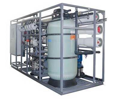 China 99.5% Seawater Reverse Osmosis Purification System In Duplex Steel 2205 Material for sale