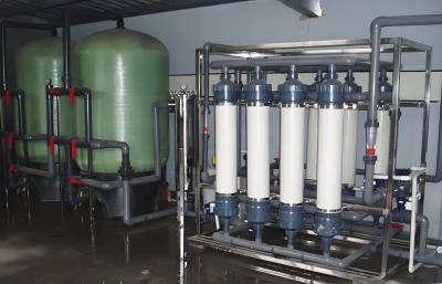 China 10-100 M3/Hour Ultrafiltration System SS Removal Rate 99.99% System Recovery 80% for sale