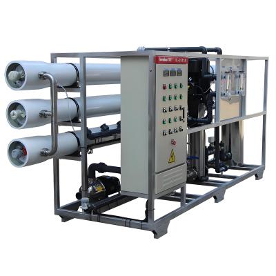 China 98% Salt Rejection Brackish Water RO System With Siemens PLC Control for sale