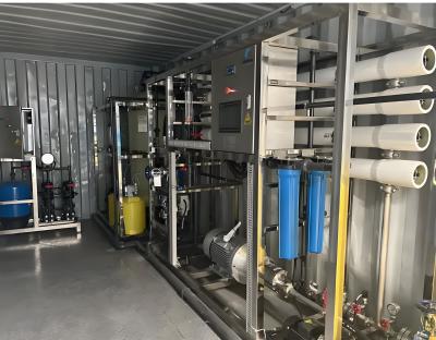 China 50-70% Recovery Rate Containerized RO System Powered By Grundfos / CNP Pump for sale