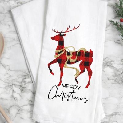 China MEITAHOME sublimation empty tea towel QUICK DRY standard size white cotton towel for sale