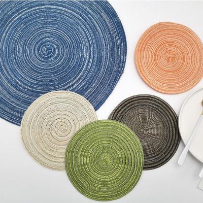 China Meita Sustainable Home Cheap Place Mat Round Place Mat Stylish Hollow Place Mat for sale