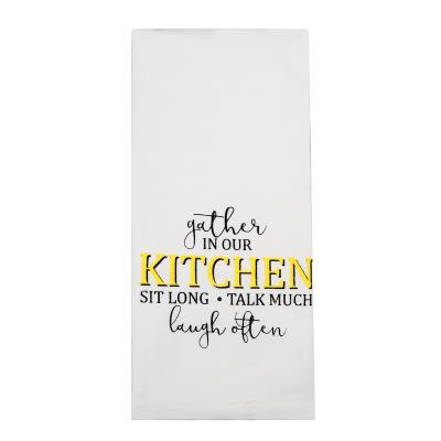 China Meita Home Logo Printing Kitchen Towel Flower Kitchen Towel Set Disposable Nonwoven Tea for sale