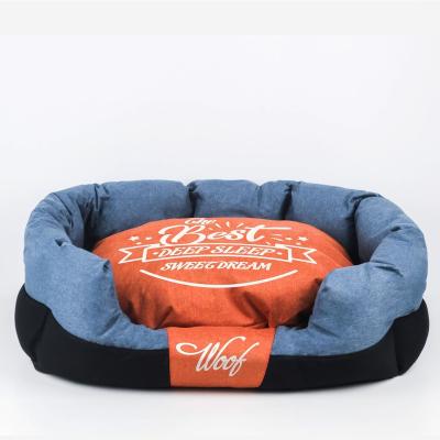 China Hot Selling Soft Luxury Washable Cushion Cover Dog Bed Orthopedic Camping Bed Waterproof for sale