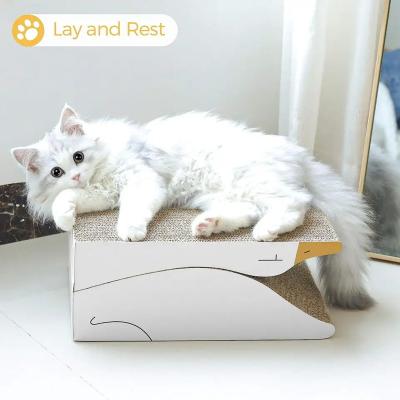 China Stable Strong Structure Stocked Custom Wholesale Price Fashion Design Cat Scratcher Sofa for sale