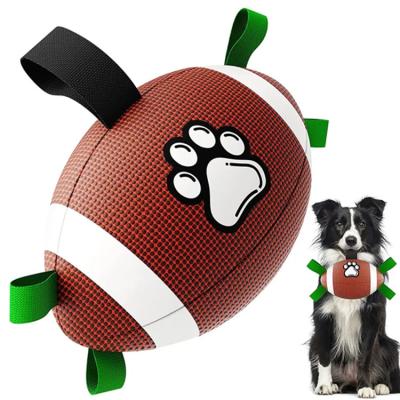 China Stocked Interactive Pet Toy Pet Chew Ball Dog Outdoor Training Football for sale